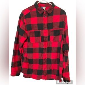 H&M red flannel
